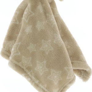 Knuffeldoekje Hond Plush stof 38x38cm