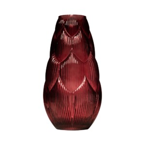 Artis Vaas op voet rood 35x18cm