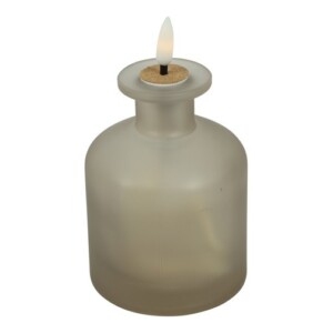 Fles met kurk LED Brest grijs