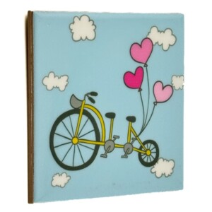 Tegeltje just married fiets