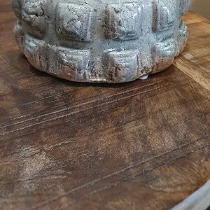 Ronde bloempot van cement