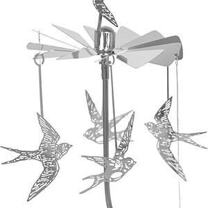 ZWALUW THEELICHTCARROUSEL ZILVER PLUTO PRODUKTER