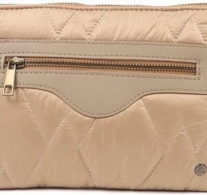 Taupe schoudertasje / crossbody Bantas