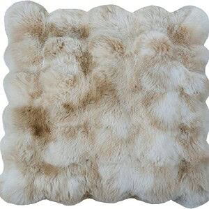 kussen teddy bubble beige 45x45cm