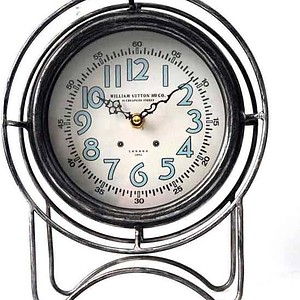 Mansion atmosphere Metalen frame tafelklok Sutton