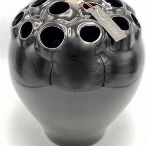 Zwarte vaas Coral D28 x H33