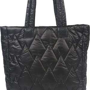 Zwart schoudertas / shopper Belok