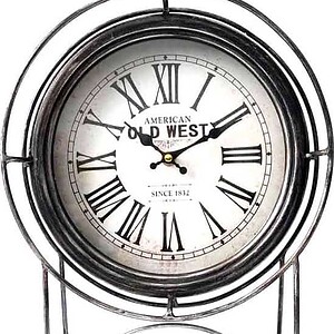 Mansion atmosphere Metalen frame tafelklok Old West