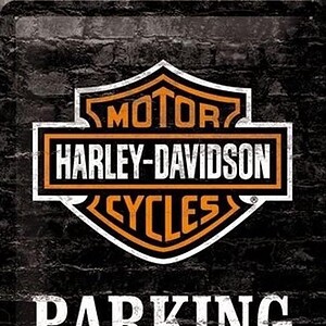 Harley Davidson Parking Only 15 x 20 cm