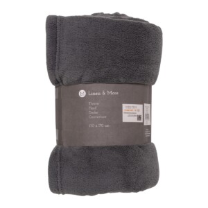 Ottawa plaid grijs 140x200cm