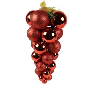 Kersthanger Vinella XL rood