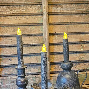 Kandelaar LED-kaars Enide antiek koper