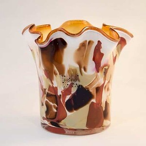 Fidrio vaas Wave mini 12cm Earth