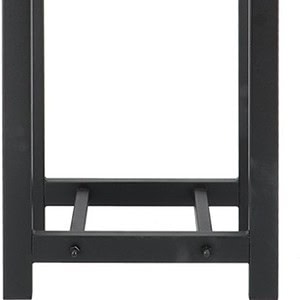 Zwarte Houtopslag (houtopslag voor binnen & buiten) Voor +40 houtblokken Simpel stevig & modern Esschert Design