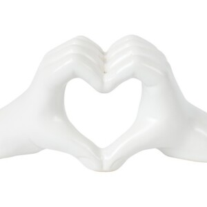 Ornament handen love Faron wit