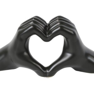 Ornament handen love Faron zwart